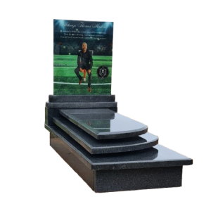 Glass head full body tombstone